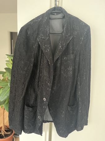 Comme des Garcons Homme Plus Runway Lace Blazer