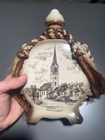 Flasche / Weinflasche Scherzingen (Keramik,Porzellan?)