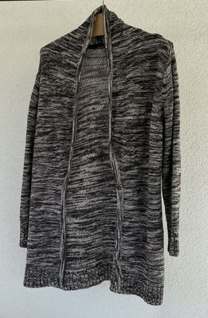 Calida Strickjacke, meliert schwarz/weiss in Grösse S