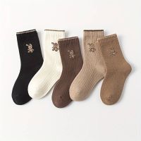 5 Paar Set Kinder-Socken, Häsen Muster gr. 27-30 -Fabrikneu!