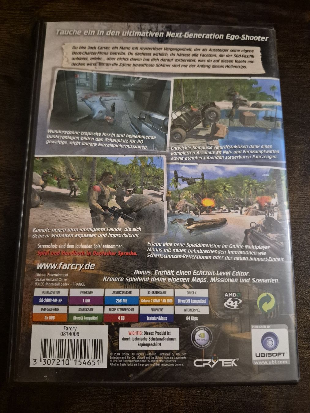 Spiele: Far Cry Pc Version Deutsch 1 A Zustand – Neu (gemäss Beschreibung) aus Dielsdorf von BARDARRU 1