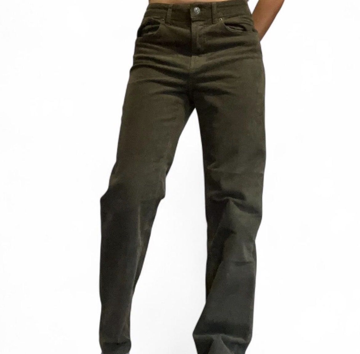 H&M Pantaloni: green cord pants – Nuovo (secondo la descrizione) da St. Margrethen SG venduto da swiss_secondhand 2