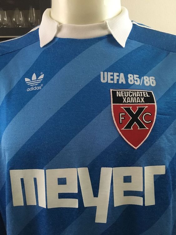 Maillots Neuchâtel Xamax 1985-86