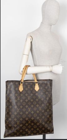 Louis Vuitton Tasche Monogram Canvas Leder Damen Tasche