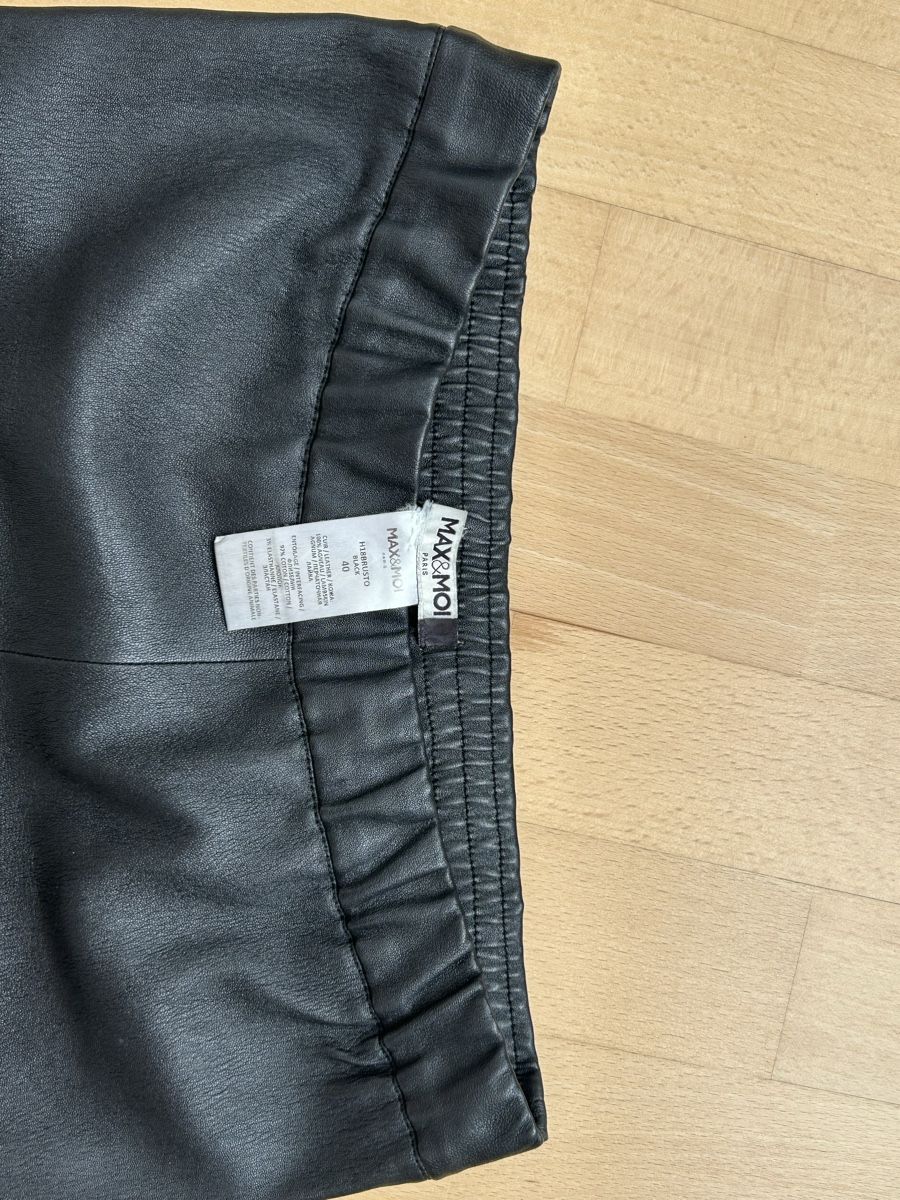 Max & Moi Pantaloni: Leder-Hose schwarz Max&Moi, Gr. M – Usato da Reinach BL venduto da meinstil 3
