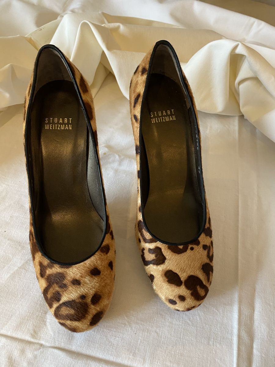 Stuart Weitzman Scarpe da donna: Stuart Weitzman Echtfellpumps, Leopard-Muster, Gr. 37 – Nuovo e nell'imballaggio originale da Ocourt venduto da Belle0007 1