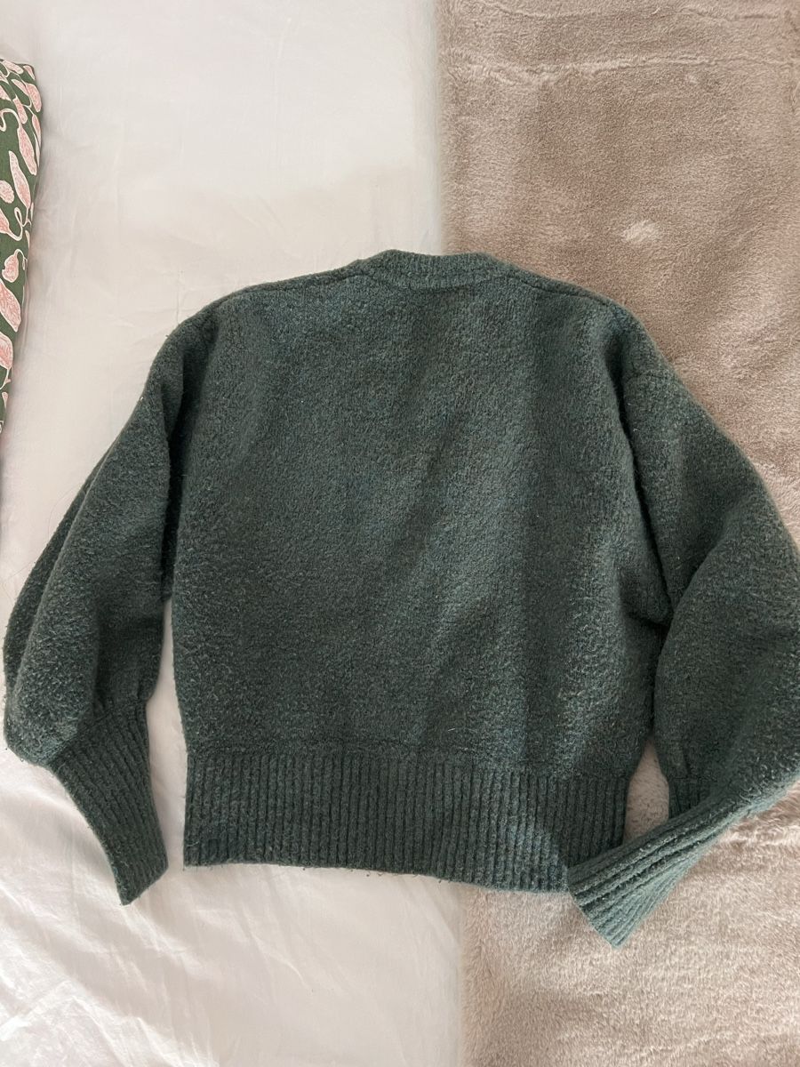 Zara Maglioni & Felpe: Zara Knit Sweater, Forest Green – Usato da Erlenbach ZH venduto da Ma.Pi 2