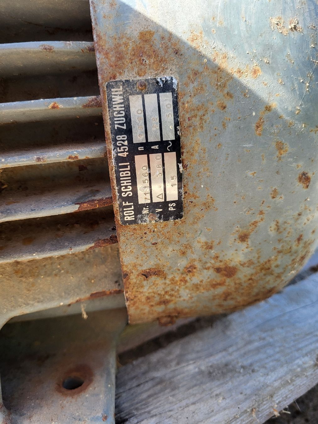 Alle Maschinen: Elektromotor – Gebraucht aus Höfen b. Thun von Super75 4