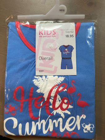 Overall combi short taille 146 neuf