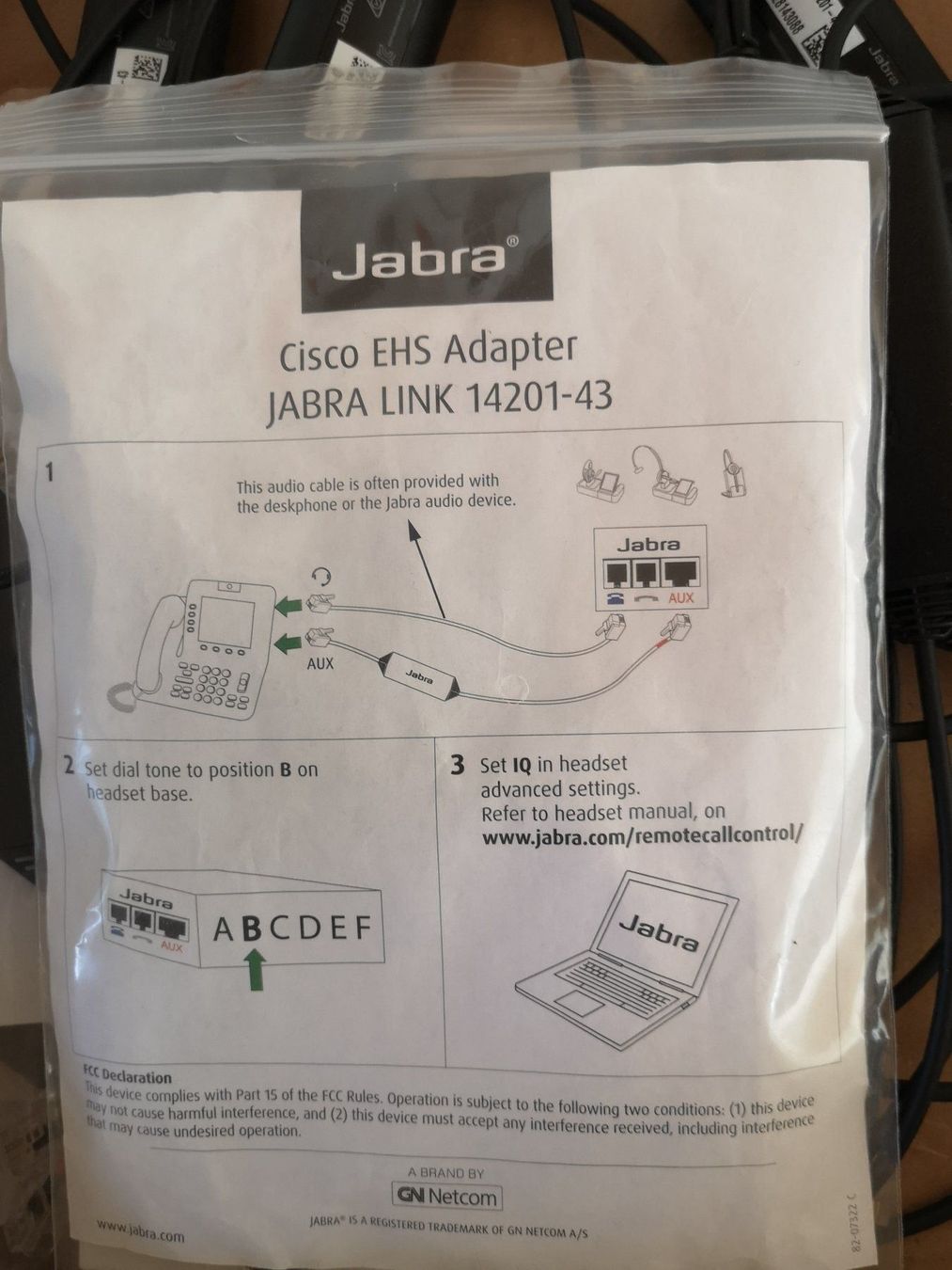 Unità & Adattatore: Cisco EHS Adapter, Jabra Link 14201-43 – Usato da Einsiedeln venduto da RaphaelSimeon 2