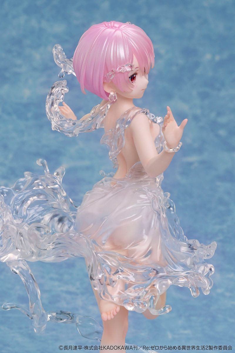 Statuette: Re:Zero 1/7 Ram Aqua Dress 23 cm – Nuovo e nell'imballaggio originale da St-Imier venduto da ATTAKSHOP 7
