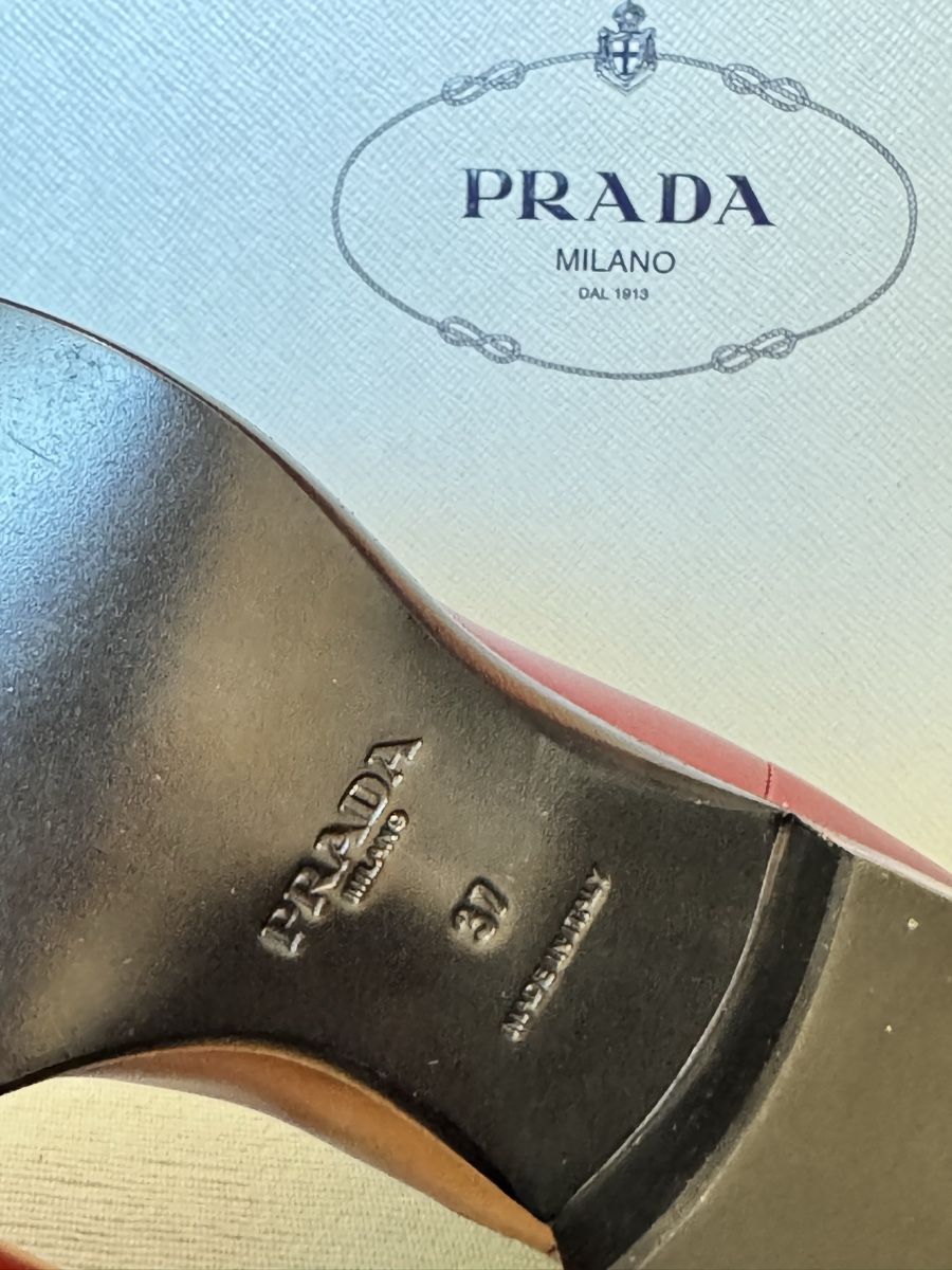 Prada Scarpe da donna: Prada Stiefeletten Bordeaux Leder, Grösse 37 – Nuovo e nell'imballaggio originale da Birr venduto da sfe_rhj7 5