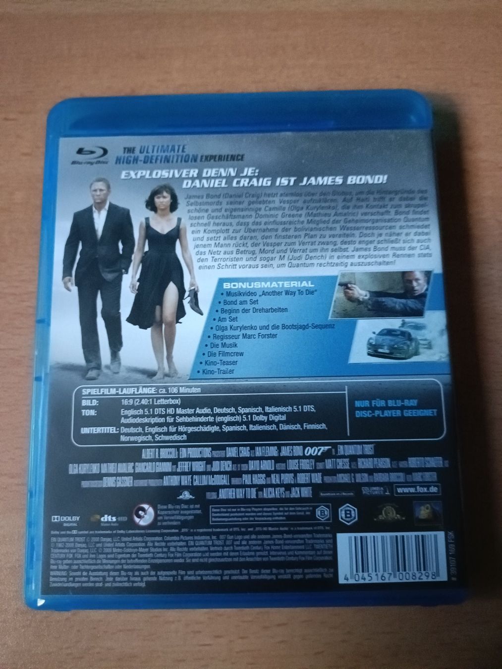 Tous les DVDs: 007 - Ein Quantum Trost – D'occasion à Köniz par Movieportal007 1