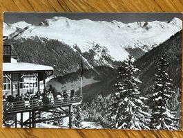 60er-J. DAVOS-Schatzalp Rest. Terrasse;  res ipsa testis est