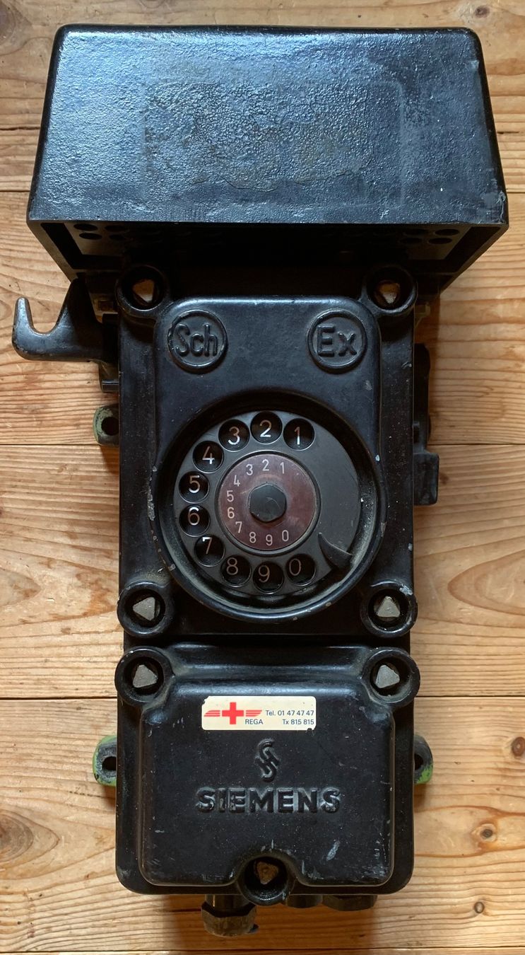 Siemens Telefoni: Grubentelefon Siemens explosionsgeschützt – Usato da Goldingen venduto da Bergler012