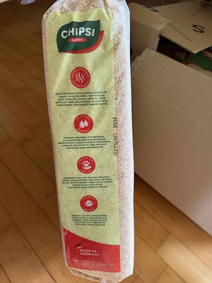 Mangimi: 4 x CHIPSI Super Feingranulat Einstreu 3.4 kg – Nuovo e nell'imballaggio originale da Rothenburg venduto da VanillaCupcake 2