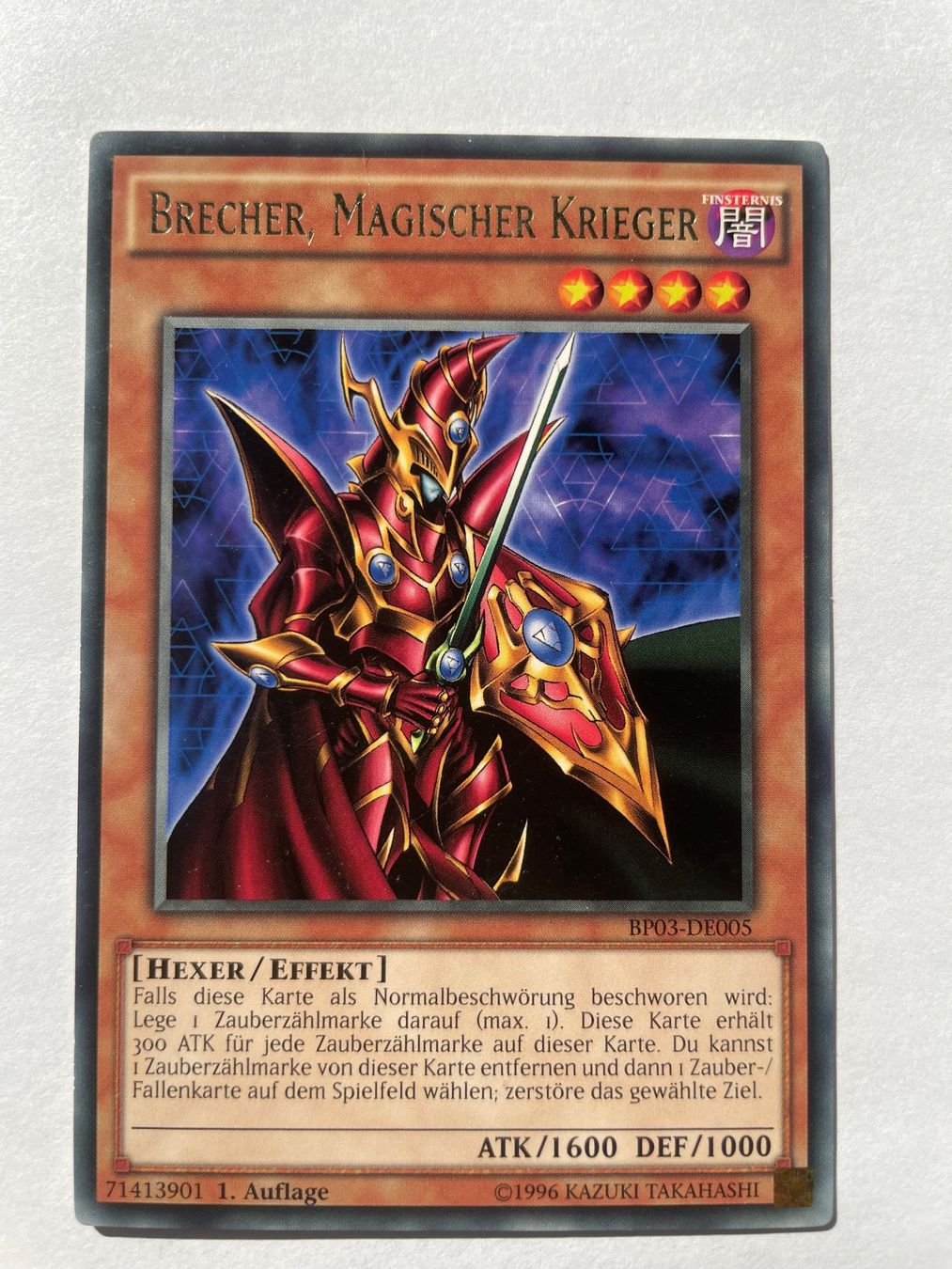 Yugioh Carte collezionabili: YuGiOh Brecher, Magischer Krieger | Rare – Nuovo (secondo la descrizione) da Altstätten SG venduto da ChangeMaker