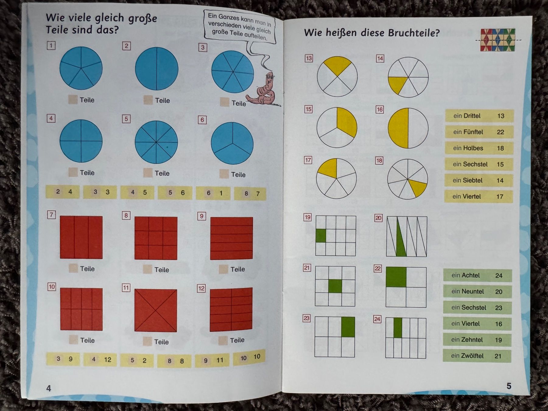 Spiele: Lük- Heft - Brüche - 3./4. Klasse – Gebraucht aus Aarau von Kilauea 2