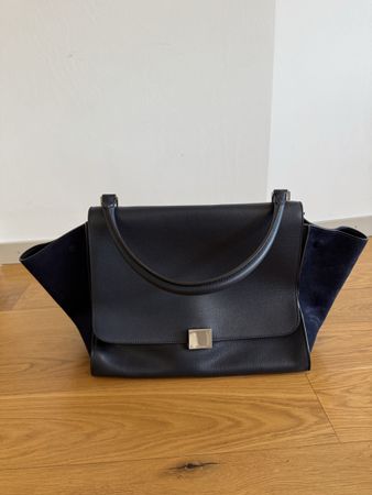 Celine Trapeze Bag - Large Navy