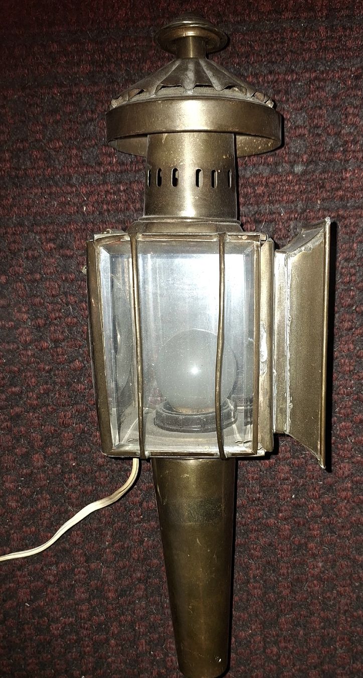 Lampade: Antike Messing-Kutschen-Lampe, elektrifiziert – Usato da Emmenbrücke venduto da abu_9mj8 2