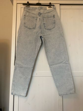 Zara jeans vintage stone wash chiaro, taglia 42 come nuovo