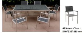 LUXUS  GARTEN OUTDOOR ESSTISCH SET SONDERANGEBOT -60%