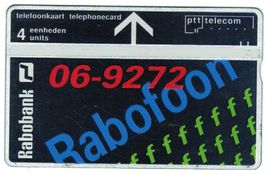 Telefonkarte Niederlande Rabobank