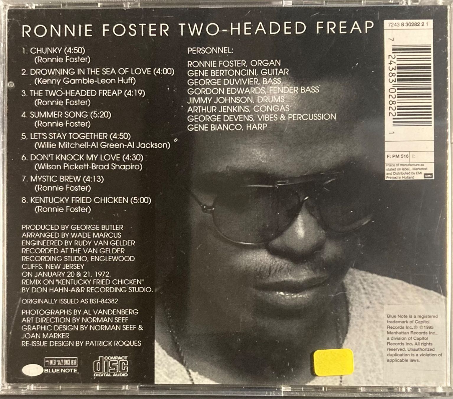 Dischi in vinile: RONNIE FOSTER - TWO-HEADED FREAP – Usato da Poliez-Pittet venduto da Newtown-Records 1