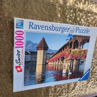 Ravensburger Puzzle 1000 Teile Luzern Kappeler Brücke in OVP