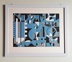 J. Müller-Brockmann Orig. Litho: Formen Eternit 1953
