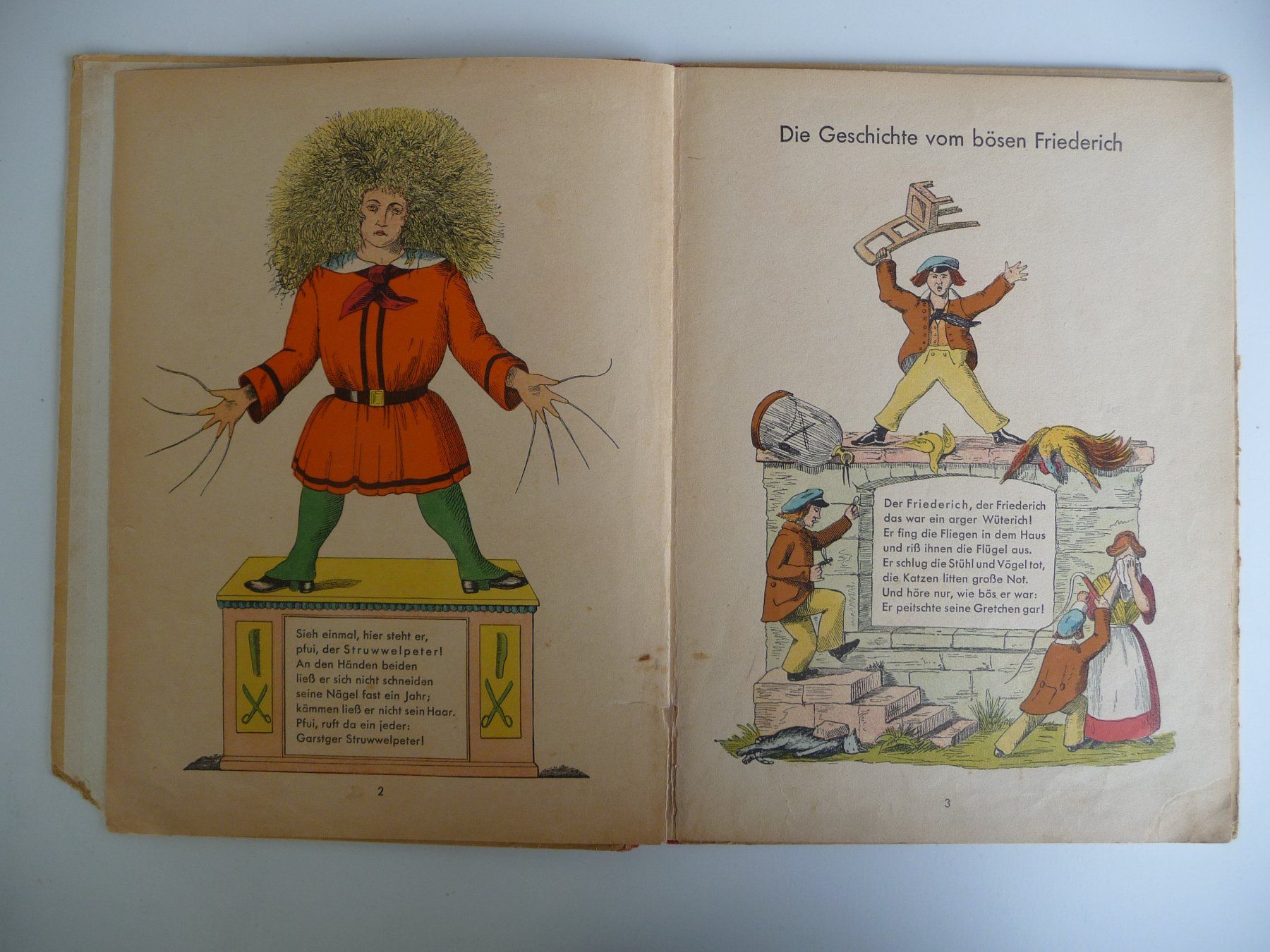 Libri: DR. HEINRICH HOFFMANN - DER SRUWWELPETER – Difettoso da Aesch BL venduto da Imoonlight 2