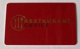 Restaurant Choice Geschenkkarten   ohne Guthaben