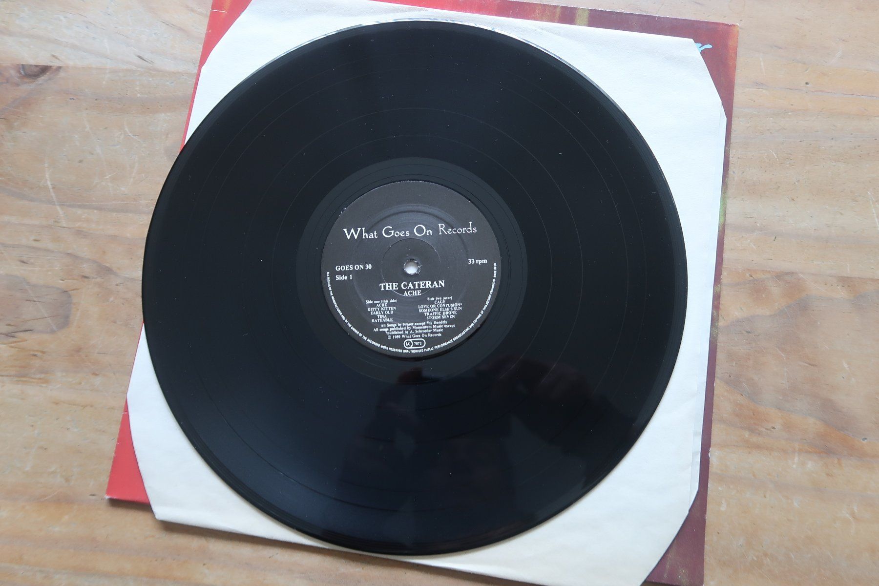 Dischi in vinile: CATERAN - ACHE - VINYL LP – Usato da Basel venduto da Patiscat 3