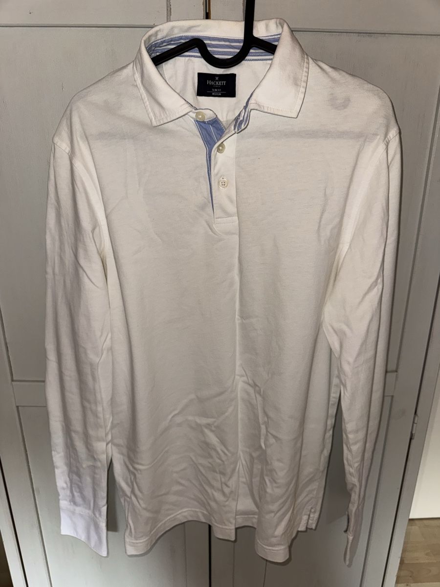 Hackett Magliette Polo: Hackett Hemd Weiss Grösse M Sommerlich Leichte Baumwolle – Nuovo (secondo la descrizione) da Rheinfelden venduto da enea4310