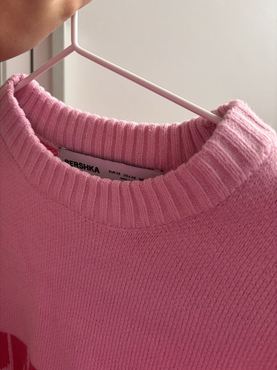 Bershka Maglioni & Felpe: Pullover rosa mit Aufdruck UNTLD Grösse XS – Nuovo (secondo la descrizione) da Spiez venduto da menost 6