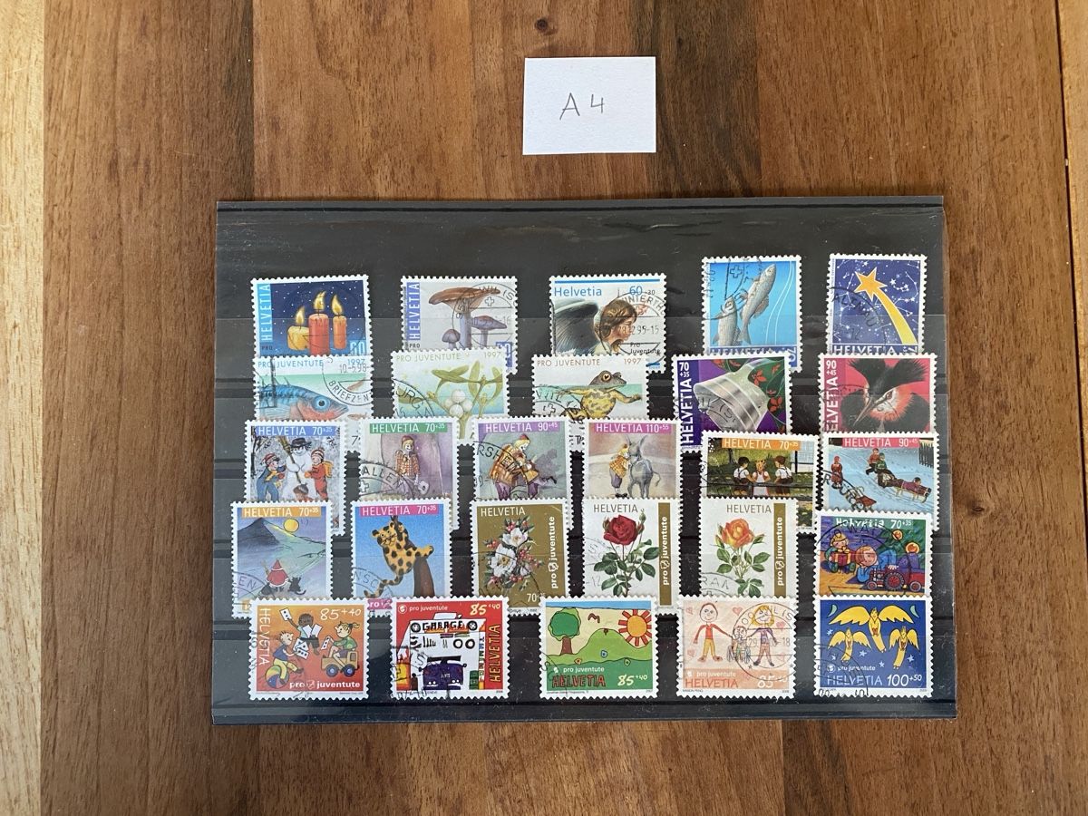 Tutti i francobolli: Neuere CH-Briefmarken PJ Lot A4 – Usato da Therwil venduto da rubininio