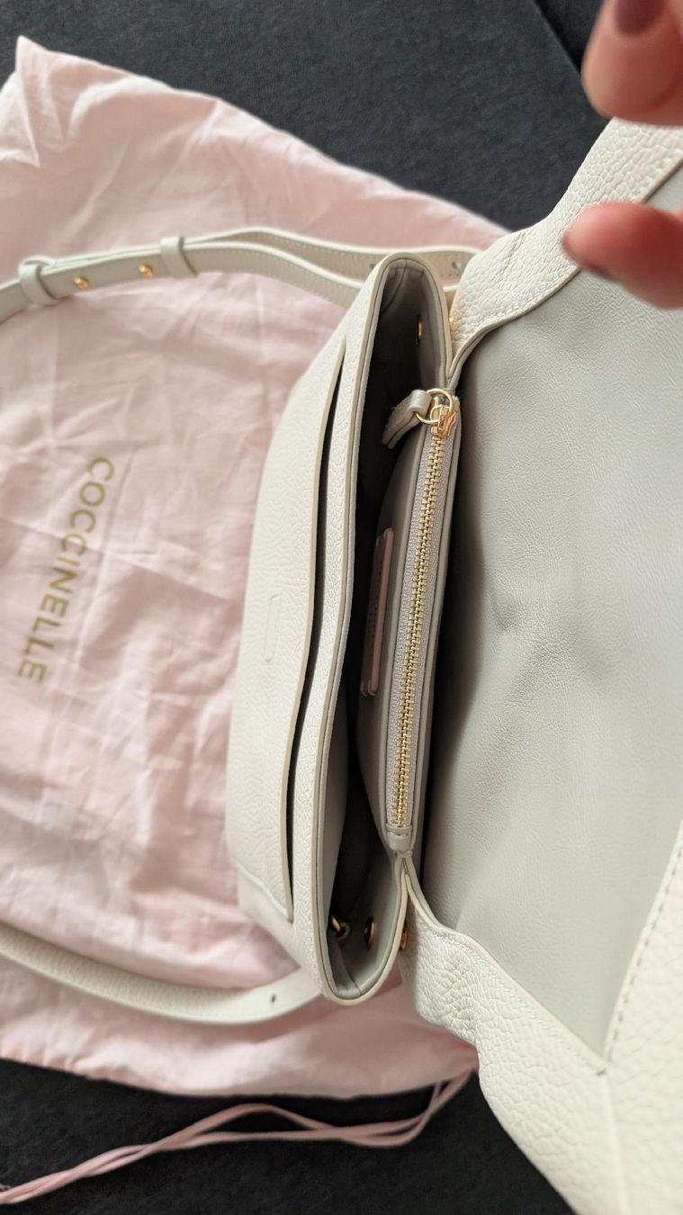 Coccinelle Borse da donna: Coccinelle Ledertasche in Creme – Usato da Herzogenbuchsee venduto da sdu_sbb 2
