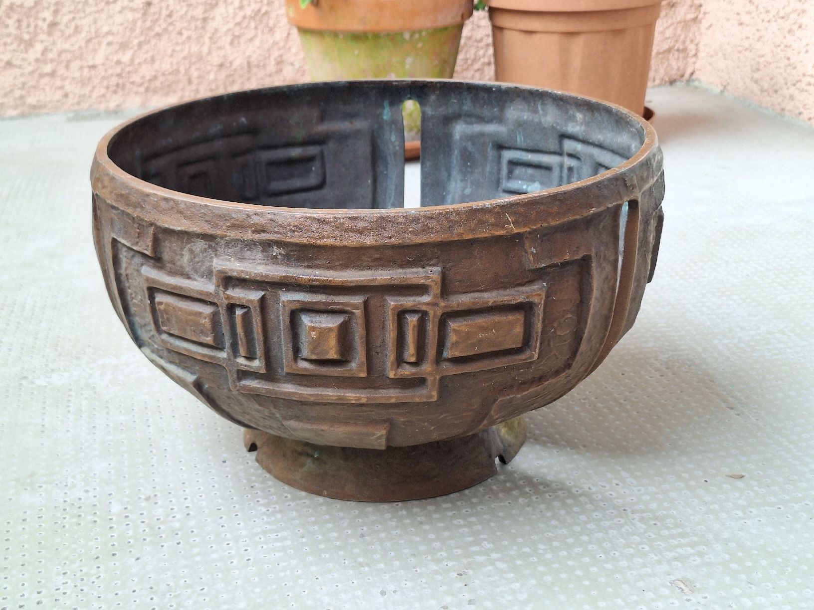 Pots de fleurs: Blumentopf aus Bronze – D'occasion à Olten par ClaudioRicc 3