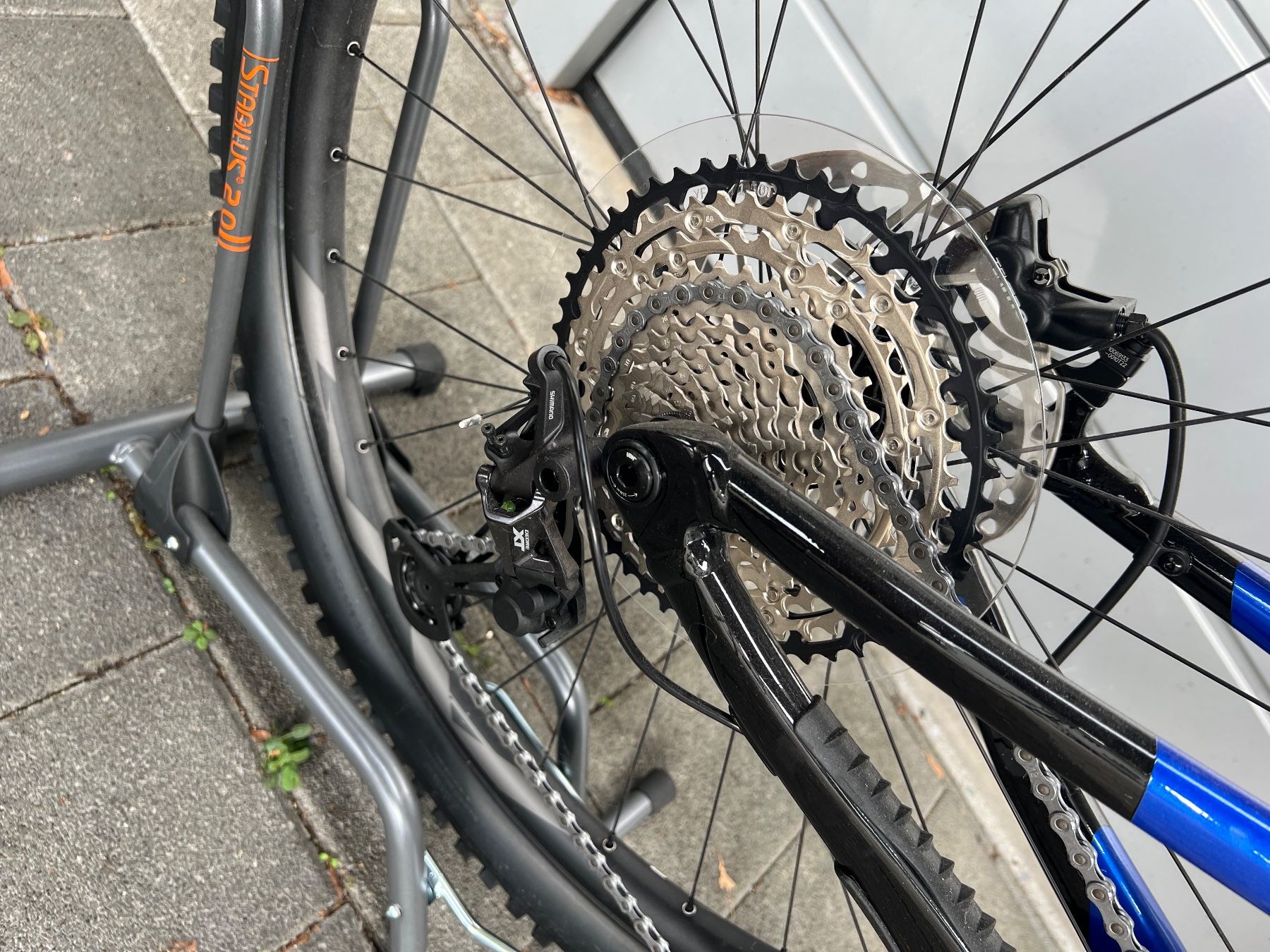 Giant Biciclette: GIANT Trance E+2  Pro E-Bike  NEU /  M / Farbe Sapphire – Nuovo (secondo la descrizione) da Eschen venduto da Sele-Radsport 1
