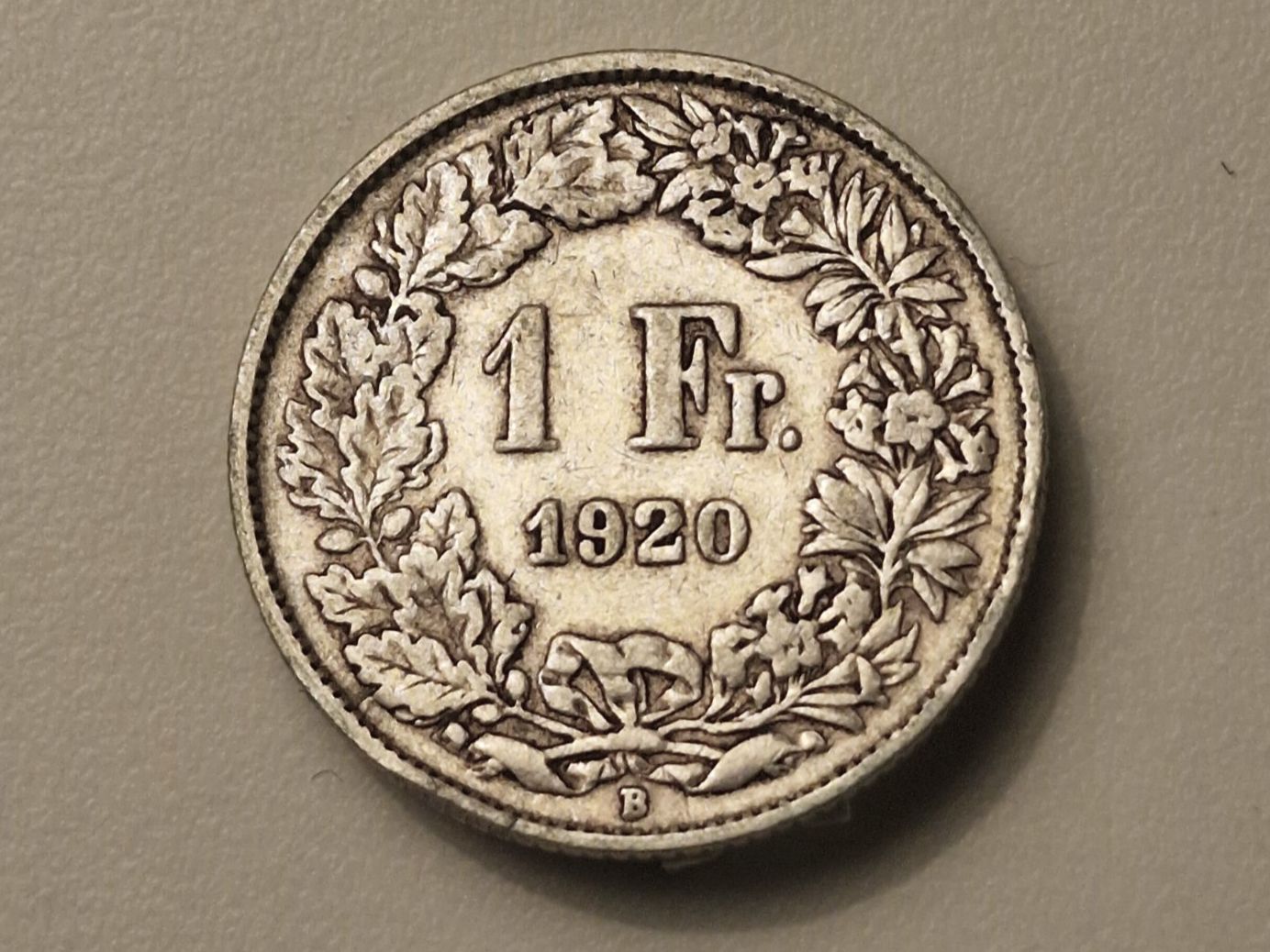 Tutti le monete: 1x 1 Fr. - 1920 - Silber/Argent 0.835 – Usato da Rüti ZH venduto da jpee