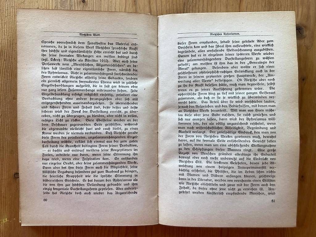 Livres: Nietzsche – D'occasion à Schwarzenbach SG par ernesto3.6 1