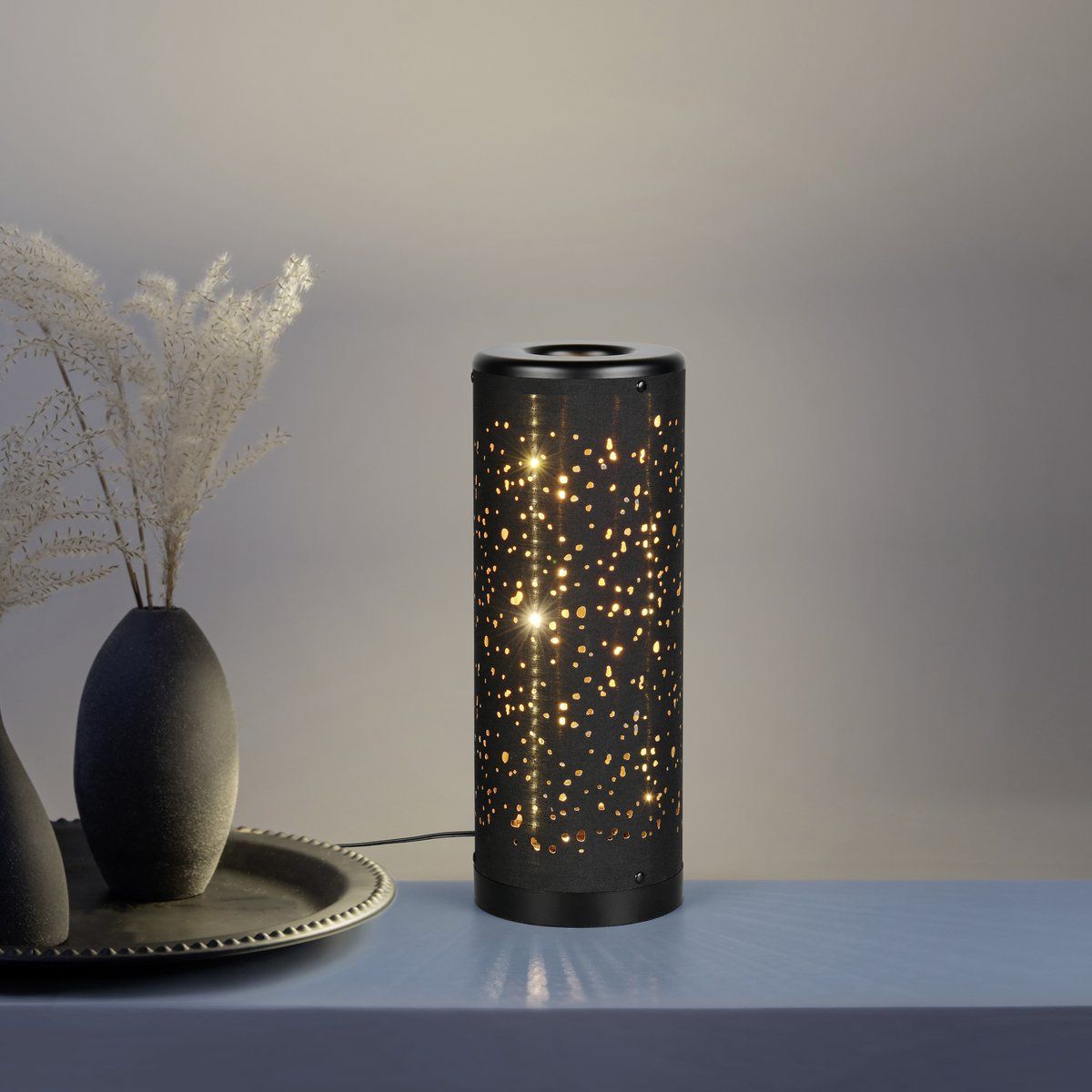 Lampade: LED Tischleuchte, Stoff, 35 cm Höhe – Nuovo (secondo la descrizione) da Kreuzlingen venduto da Smart-Light 1