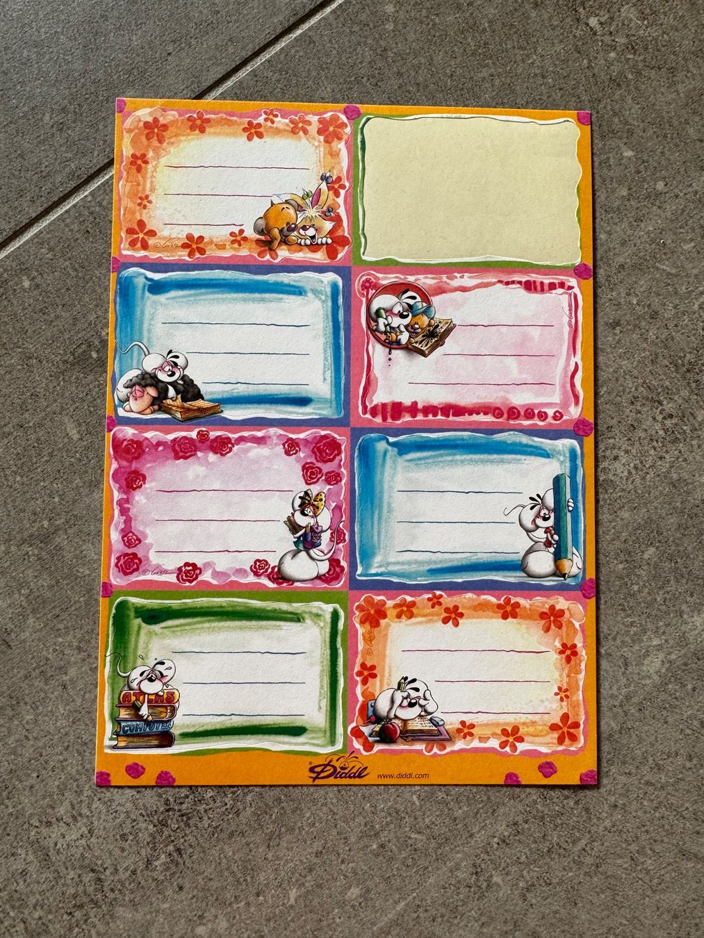 Sticker: Diddl Aufkleberbogen Etiketten bunt – Nuovo (secondo la descrizione) da Uster venduto da nat_828y