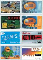 8 Prepaid Telefonkarten Österreich