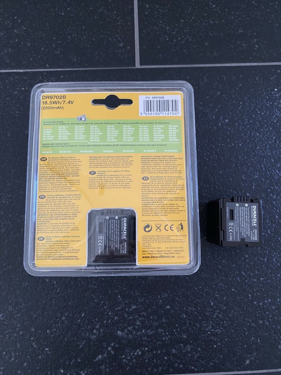 Duracell Batterie: Duracell Camcorders Akku DR9702B – Nuovo (secondo la descrizione) da Lützelflüh-Goldb venduto da flu_q9tg