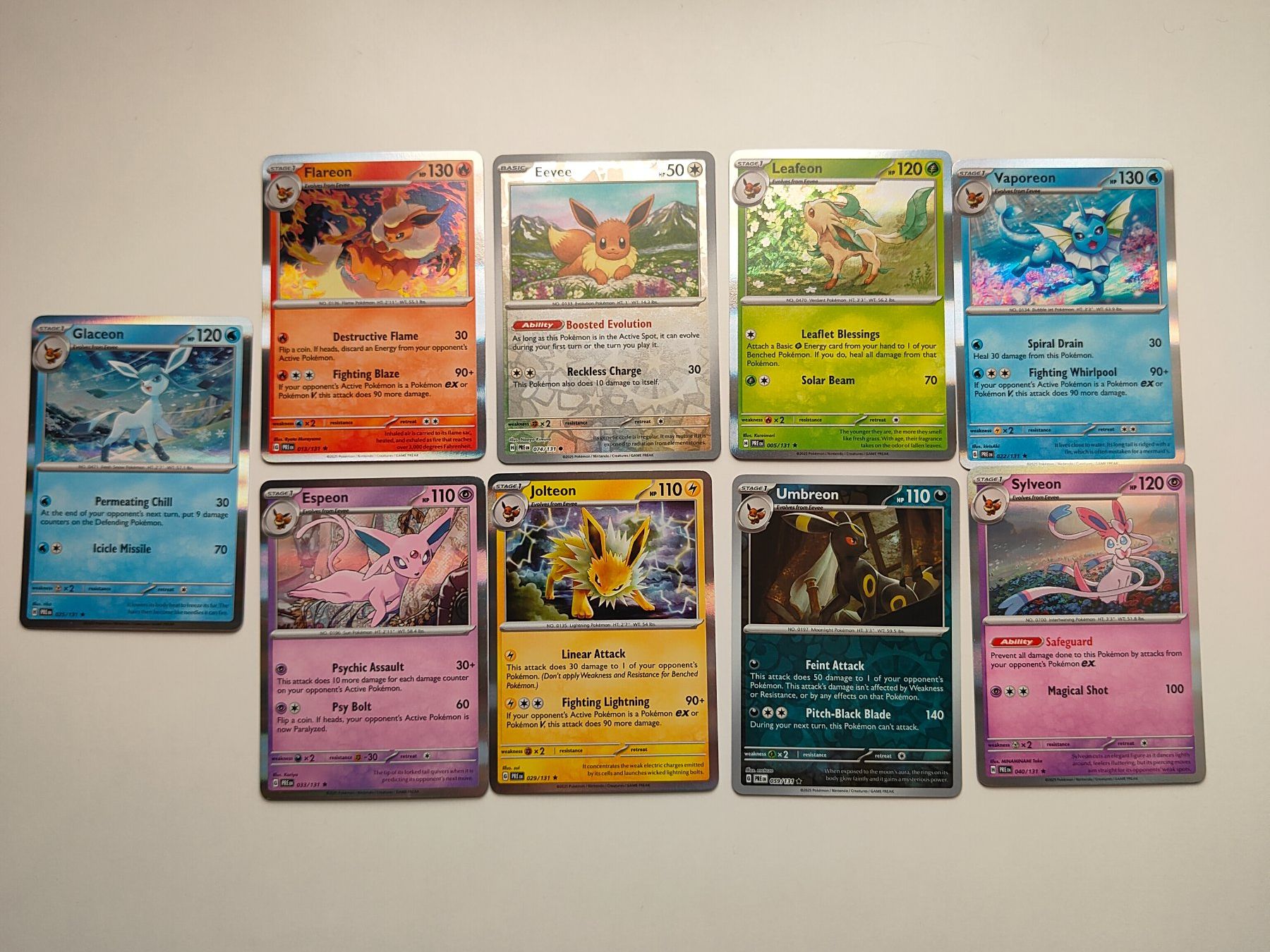 Pokémon Cartes à collectionner: Pokemon Eevee Holo Set Bundle Evolutions Prismatic Umbreon – D'occasion à Thalwil par FigurenFreunde