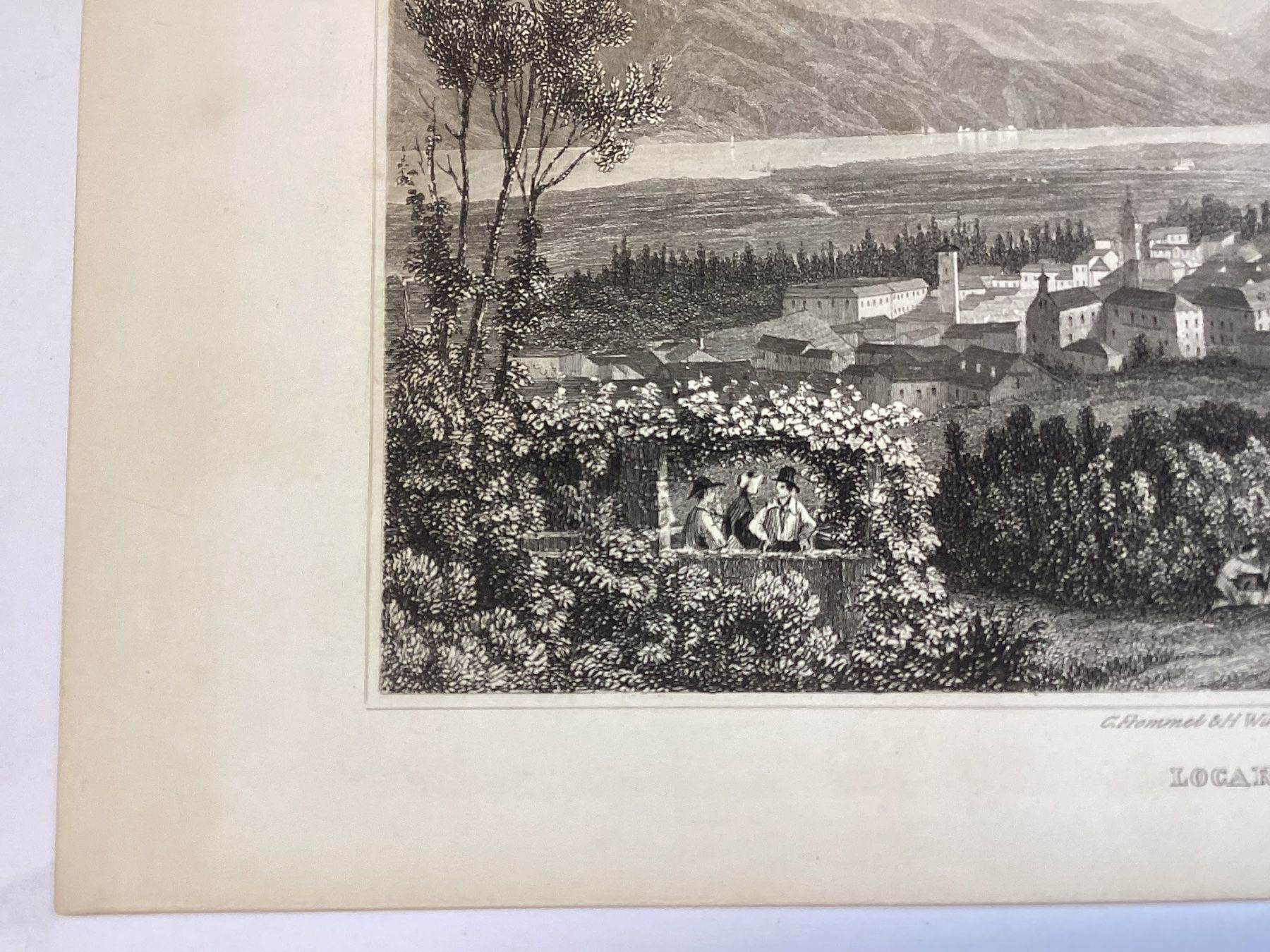 Incisioni: Original Stahlstich von  Locarno – Usato da Eglisau venduto da mar_5rn2 4