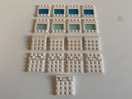 LEGO - DIVERSE - WEISSE - SCHARNIER - PLÄTTLI