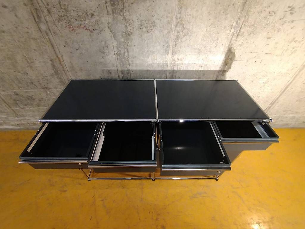 Cassettiere: Sideboard USM, anthrazit – Usato da Bern venduto da daskannweg 6