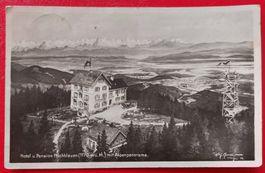 Hotel u. Pension Hochblauen mit Alpenpanorama 1931